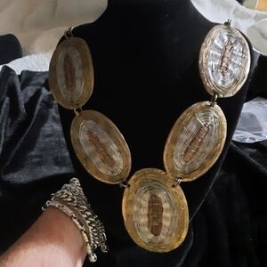 Elegant Gold and Silver Necklace